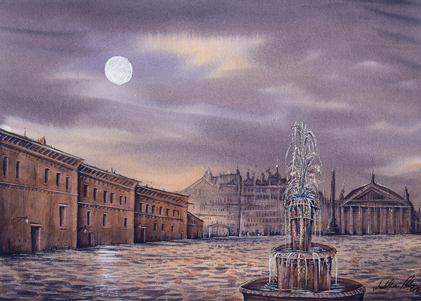 Moonlight in Rome