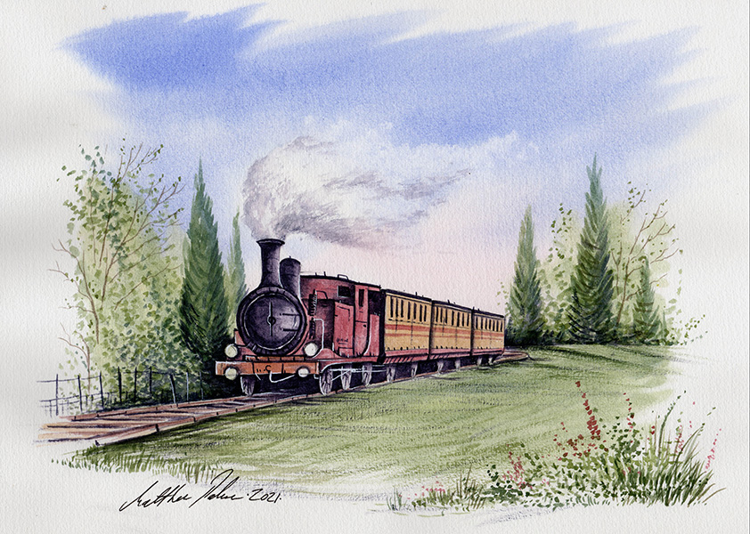 Stunning steam train