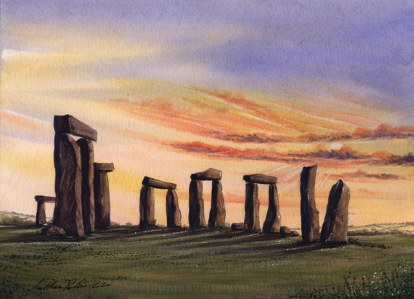 Sunrise at stonehenge