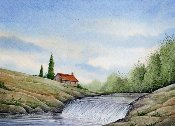 waterfall cottage